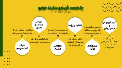چکلیست نگهداری سالیانه خودرو